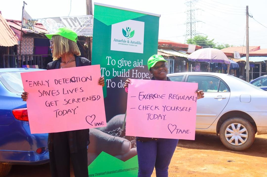 Volunteers with early-detection signs.