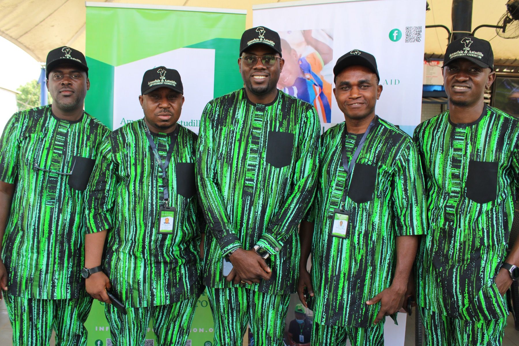 The Amaefule & Astudillo Empowerment Foundation team.